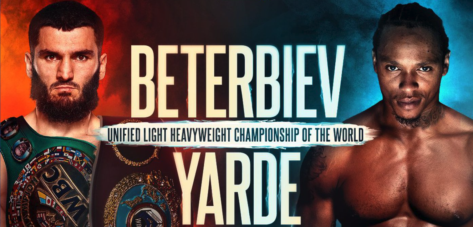 Artur Beterbiev vs Anthony Yarde IBF WBC WBO World Light Heavy